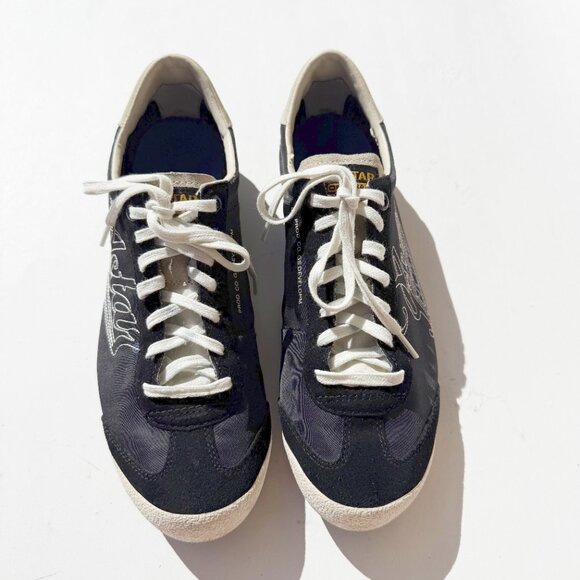 G-Star Black Embroidered Logo Sneakers RARE - Picture 4 of 14